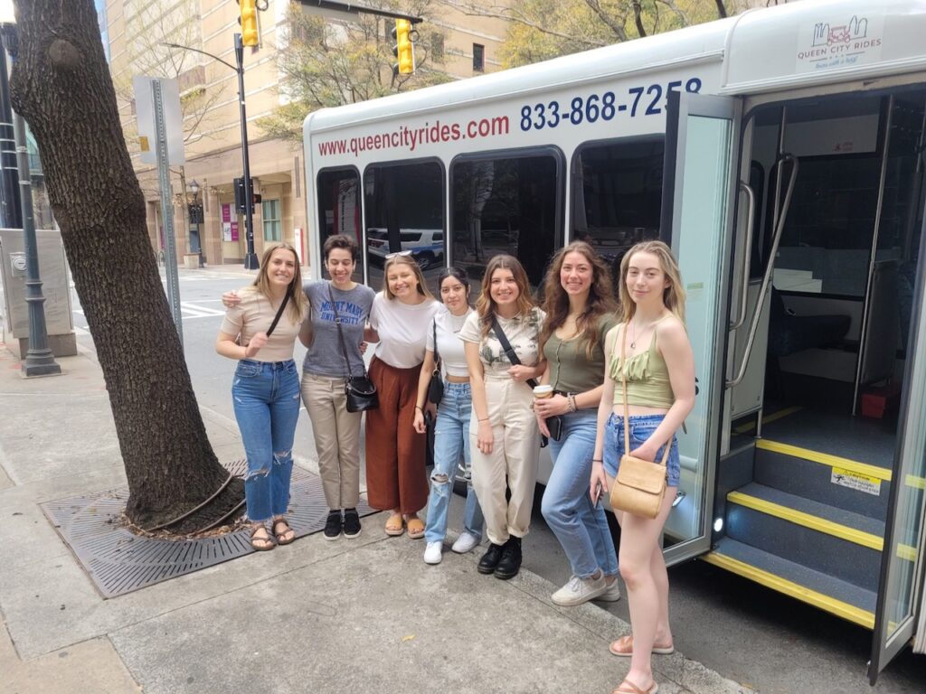 Corporate Event Van Guides & Golf Cart Tours by Queen City Rides